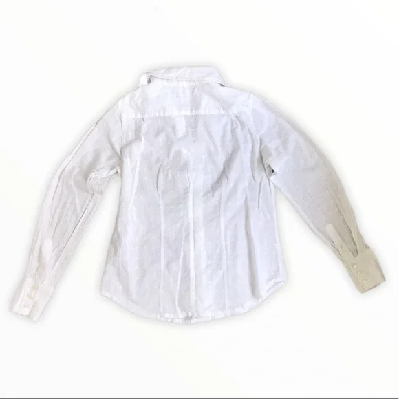 CINO | White Button Down Blouse - Picture 2 of 3